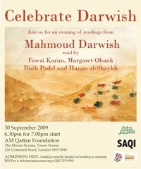 Mahmoud Darwish: A River Dies of Thirst – Book Launch