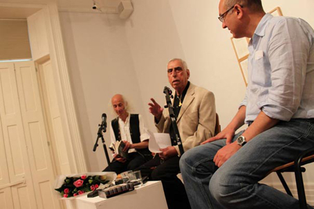 Photo of Saadi Youssef at poetry launch