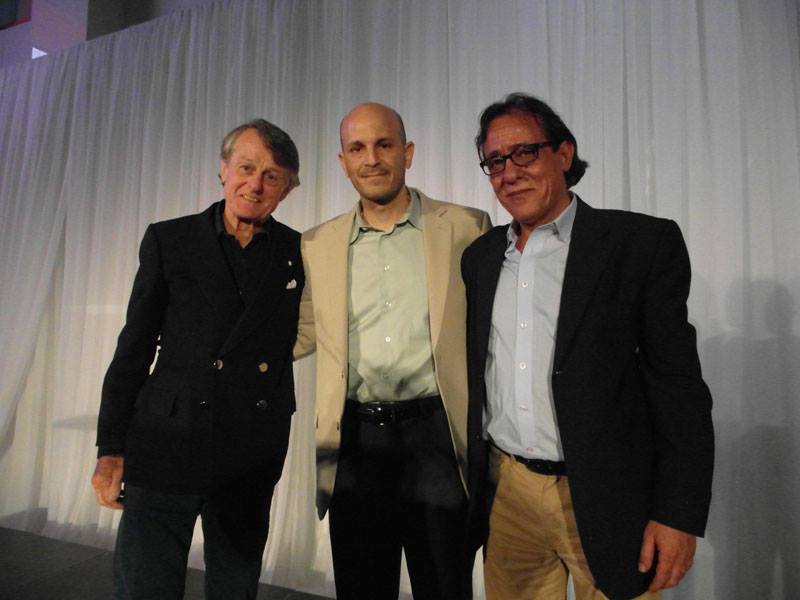 Scott Griffin, Fady Joudah and Ghassan Zaqtan, winners of 2013 International Griffin Poetry Prize