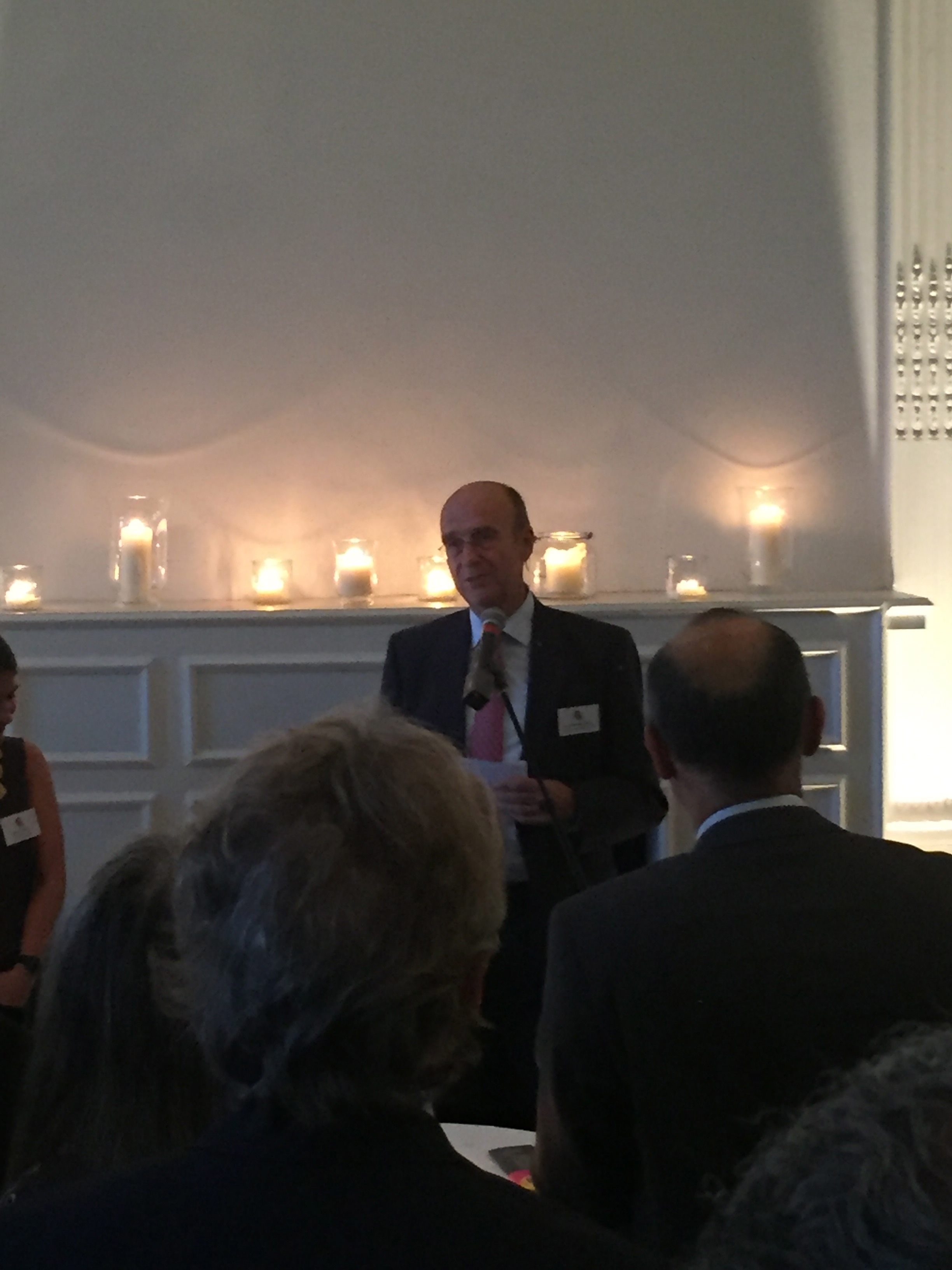 Sir Derek Plumbly, chair of Arab British Centre Trustees launching the Festival on 13 September