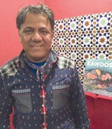 Sattar Kawoosh at his Alef Bookstore book launch